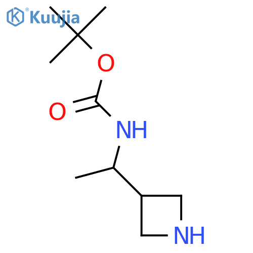 tert-Butyl (1-(azetidin-3-yl)ethyl)carbamate structure