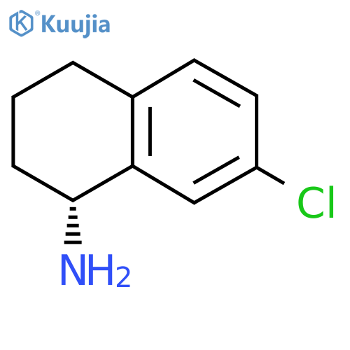 (1R)-7-chloro-1,2,3,4-tetrahydronaphthylamine structure