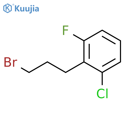 1-(3-Bromopropyl)-2-chloro-6-fluorobenzene structure
