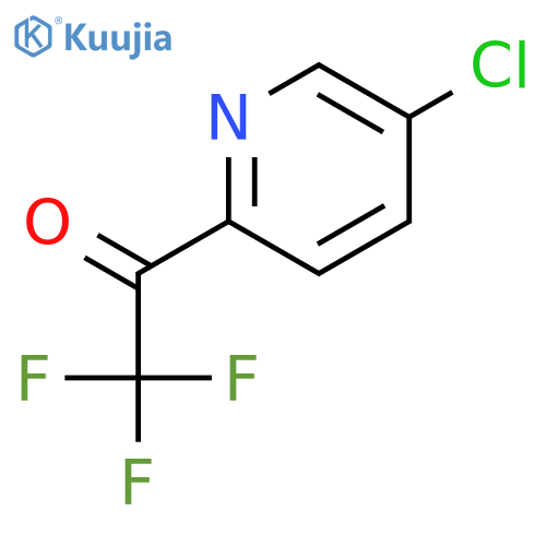 1-(5-chloropyridin-2-yl)-2,2,2-trifluoroethan-1-one structure