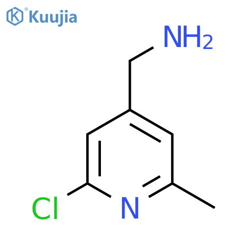 (2-Chloro-6-methylpyridin-4-YL)methanamine structure