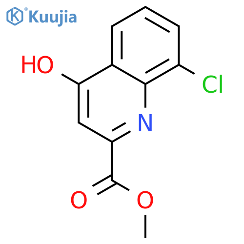 Methyl 8-chloro-4-hydroxyquinoline-2-carboxylate structure