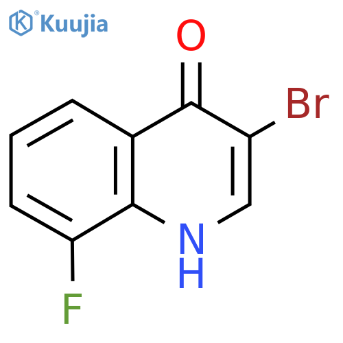 3-Bromo-8-fluoroquinolin-4-ol structure