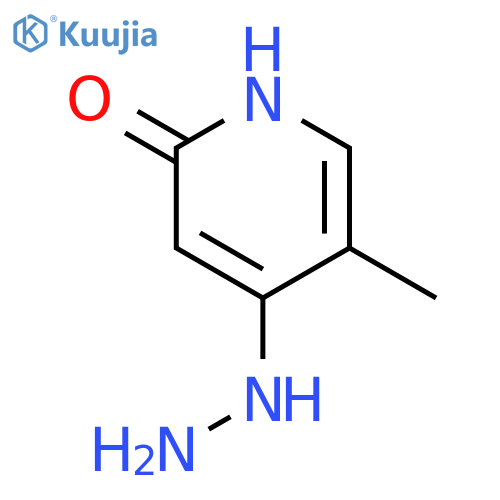4-hydrazinyl-5-methyl-2(1H)-Pyridinone structure