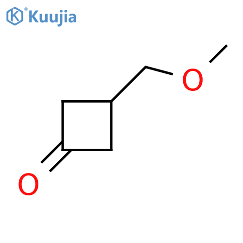 3-(methoxymethyl)cyclobutan-1-one structure