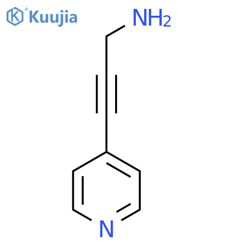 3-(Pyridin-4-yl)prop-2-yn-1-amine structure