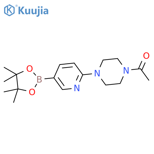 2-(4-Acetylpiperazin-1-yl)pyridine-5-boronic Acid Pinacol Ester structure