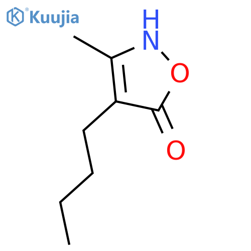 5(2H)-Isoxazolone,4-butyl-3-methyl- structure