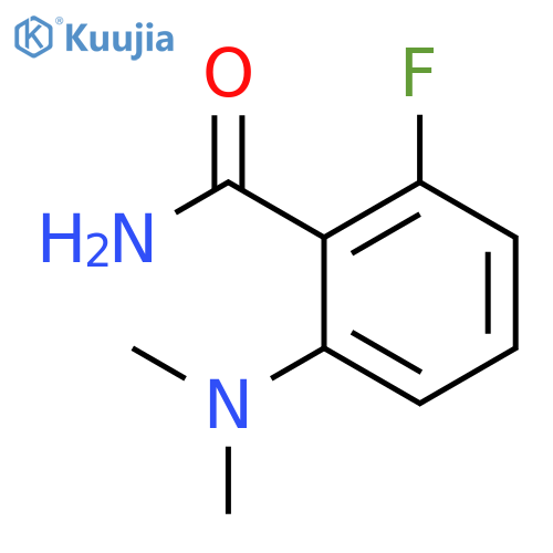 Benzamide, 2-(dimethylamino)-6-fluoro- structure