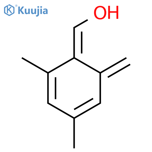 Methanol,1-(2,4-dimethyl-6-methylene-2,4-cyclohexadien-1-ylidene)- structure