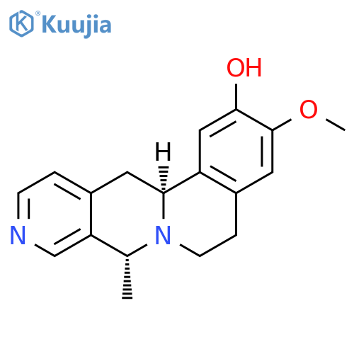 6H-Isoquino[2,1-b][2,7]naphthyridin-2-ol,5,8,13,13a-tetrahydro-3-methoxy-8-methyl-, (8R,13aS)- (9CI) structure