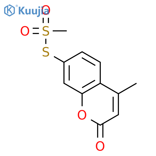 4-Methylumbelliferyl Methanethiosulfonate structure