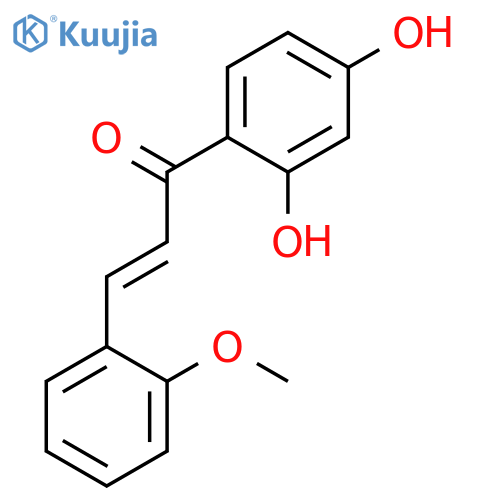 2-Propen-1-one,1-(2,4-dihydroxyphenyl)-3-(2-methoxyphenyl)- structure