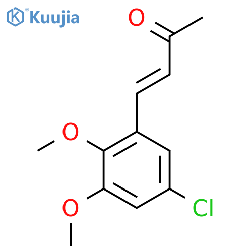 4-(5-chloro-2,3-dimethoxyphenyl)but-3-en-2-one structure