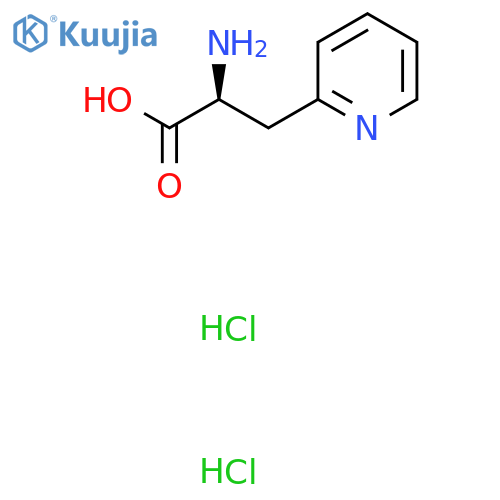 (S)-2-Amino-3-(pyridin-2-yl)propanoic acid dihydrochloride structure