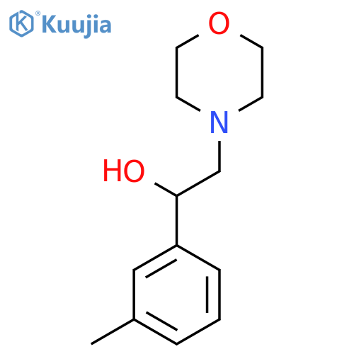 1-(3-Methylphenyl)-2-(morpholin-4-yl)ethan-1-ol structure