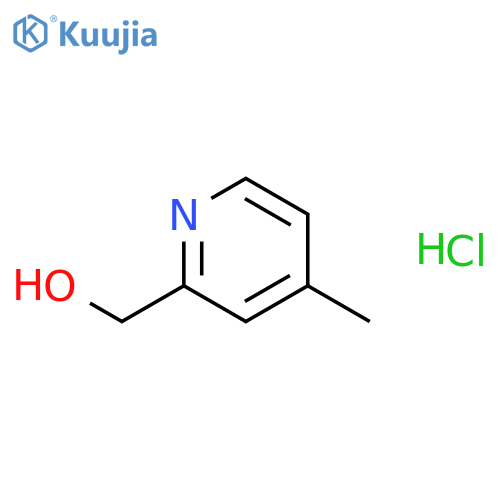 (4-Methylpyridin-2-yl)methanol hydrochloride structure
