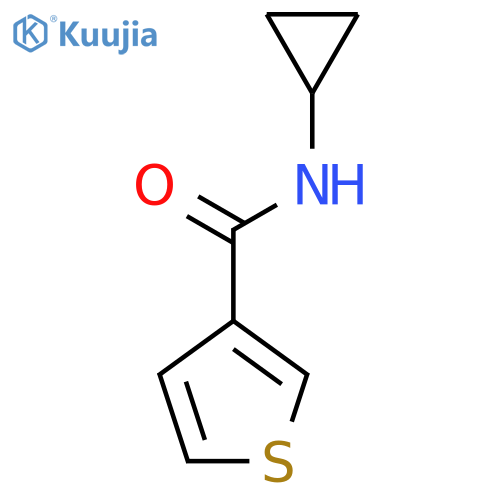 N-cyclopropylthiophene-3-carboxamide structure