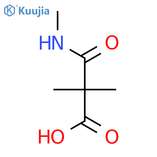 2,2-dimethyl-3-(methylamino)-3-oxoPropanoic acid structure