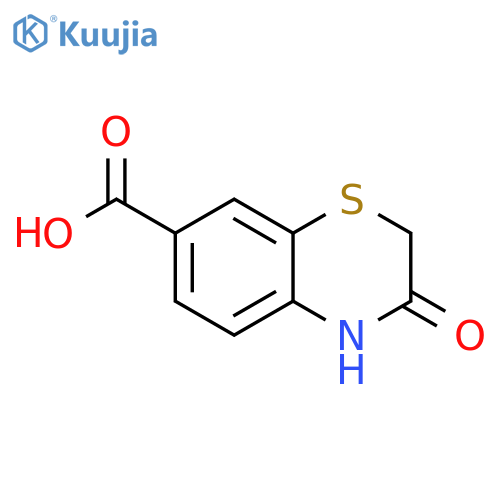 3-oxo-3,4-dihydro-2H-1,4-benzothiazine-7-carboxylic acid structure