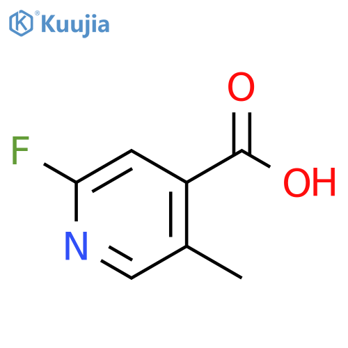 2-fluoro-5-methylpyridine-4-carboxylic acid structure