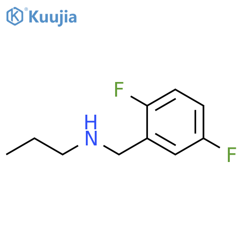 (2,5-difluorophenyl)methyl(propyl)amine structure