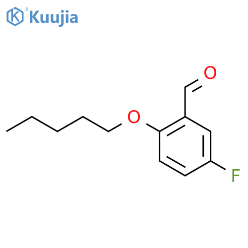 5-Fluoro-2-(pentyloxy)benzaldehyde structure