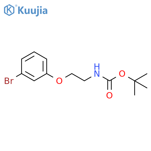 N-Boc-2-(3-bromophenoxy)ethylamine structure