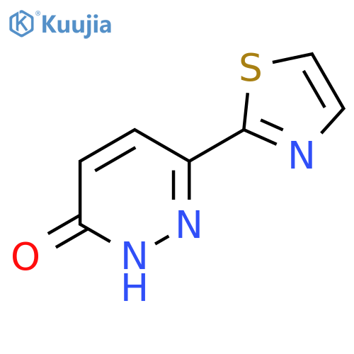 6-(1,3-thiazol-2-yl)-2,3-dihydropyridazin-3-one structure