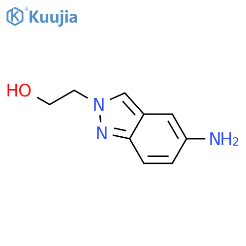 2-(5-Amino-2H-indazol-2-yl)ethanol structure