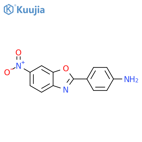 4-(6-Nitro-benzooxazol-2-yl)-phenylamine structure