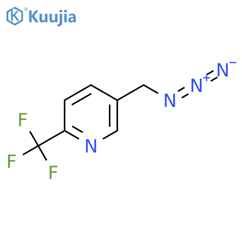 5-(azidomethyl)-2-(trifluoromethyl)pyridine structure