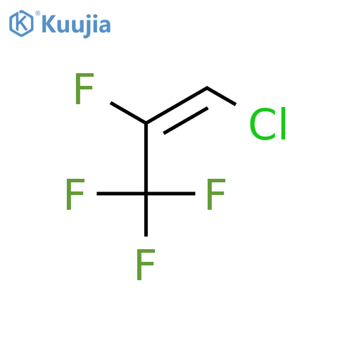 1-Propene, 1-chloro-2,3,3,3-tetrafluoro-, (E)- structure