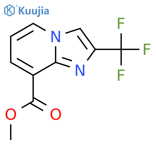 Methyl 2-(trifluoromethyl)imidazo[1,2-a]pyridine-8-carboxylate structure