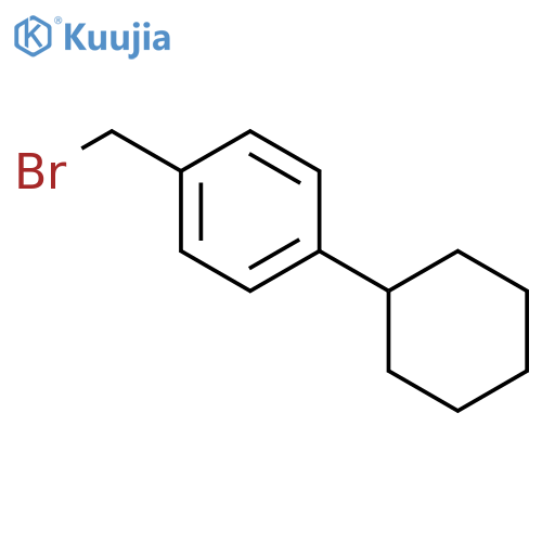 1-(bromomethyl)-4-cyclohexylbenzene structure