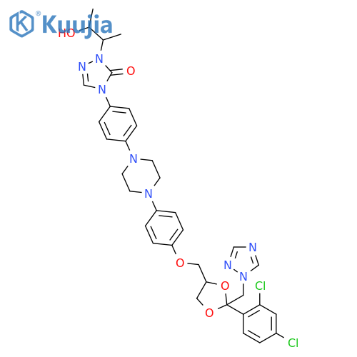 Hydroxy Itraconazole structure