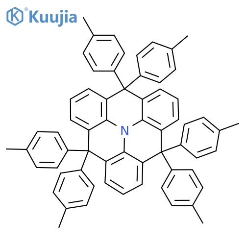 4,4,8,8,-12,12-hexa-p-tolyl-4H-8H-12H-12C-aza-dibenzo[cd,mn]pyrene structure