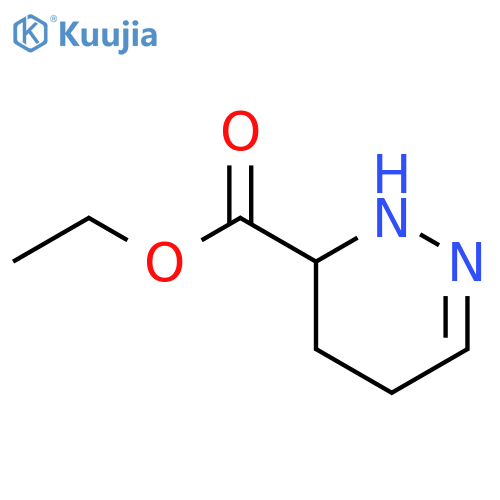 3-Pyridazinecarboxylicacid, 2,3,4,5-tetrahydro-, ethyl ester structure