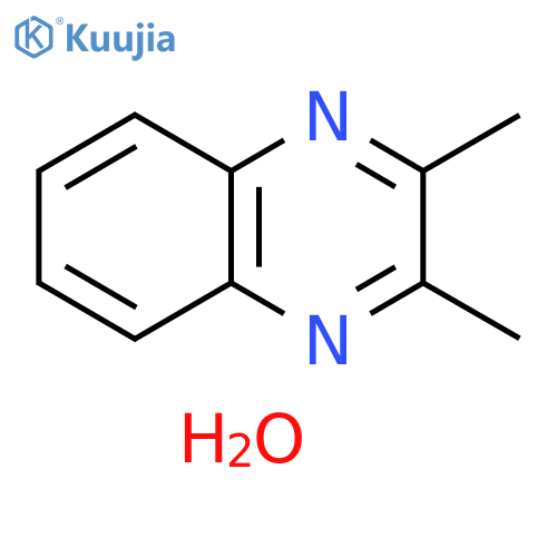 2,3-dimethylquinoxaline hydrate structure
