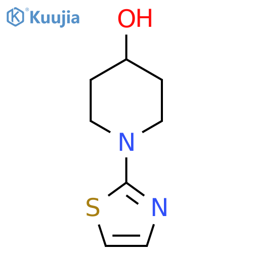 1-(1,3-thiazol-2-yl)piperidin-4-ol structure