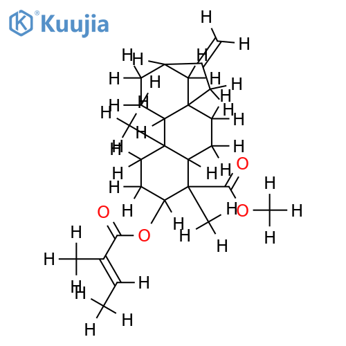 3beta-Tiglinoyloxy-kaur-16-en-saeuremethylester structure
