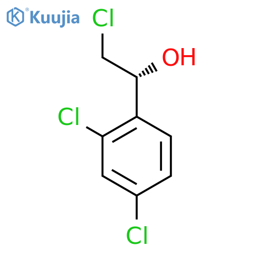 (1R)-2-Chloro-1-(2,4-dichlorophenyl)ethan-1-ol structure