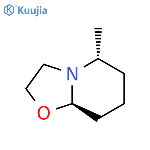 5H-Oxazolo[3,2-a]pyridine, hexahydro-5-methyl-, cis- structure