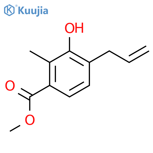 Methyl 4-allyl-3-hydroxy-2-methylbenzoate structure