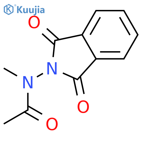 Acetamide, N-(1,3-dihydro-1,3-dioxo-2H-isoindol-2-yl)-N-methyl- structure