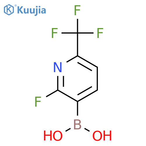2-Fluoro-6-(trifluoromethyl)pyridine-3-boronic Acid structure