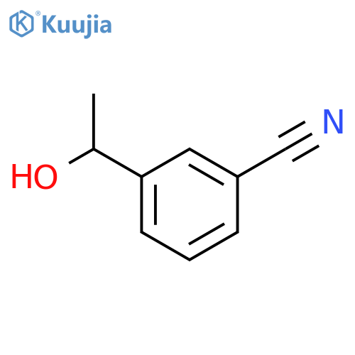 3-(1-Hydroxyethyl)benzonitrile structure