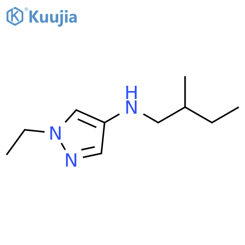 1-ethyl-N-(2-methylbutyl)-1H-pyrazol-4-amine structure