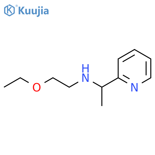 (2-Ethoxyethyl)[1-(pyridin-2-yl)ethyl]amine structure