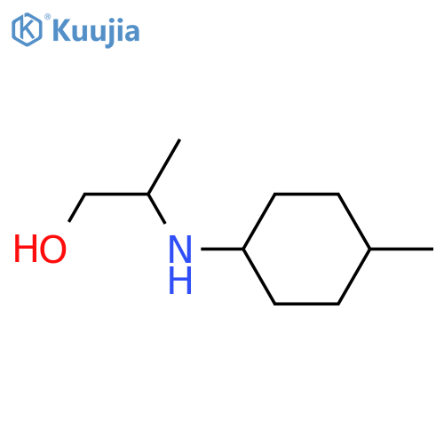 2-[(4-methylcyclohexyl)amino]propan-1-ol structure